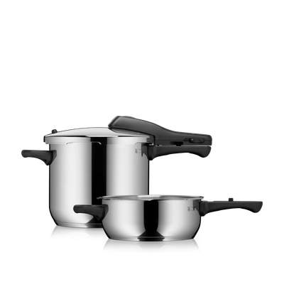 Комплект тенджери под налягане Perfect One Pot 3+6.5л.