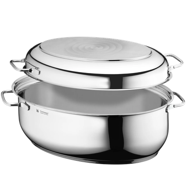 Съд за печене 2в1 с термометър и скара