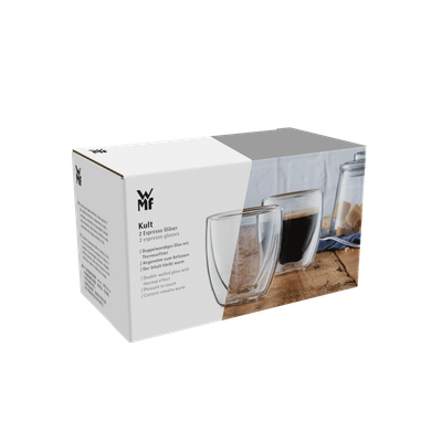 Двустенни чаши за еспресо Kult 80мл. 2бр.