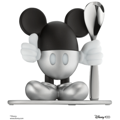 Поставка за яйце с лъжичка Mickey Mouse silver gx. Поставка за яйце с лъжичка Mickey Mouse silver gx.