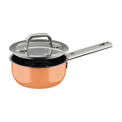 Комплект тенджери Fusiontec Mineral PRO 4 части оранжеви