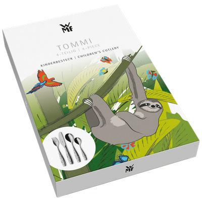 Детски прибори 4 части Ленивец gx