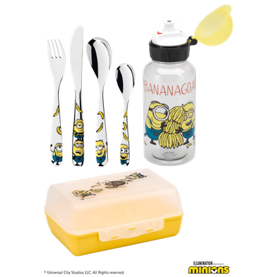 Детски комплект Minions 6 части с шише gx EOLF Детски комплект Minions 6 части с шише gx EOLF
