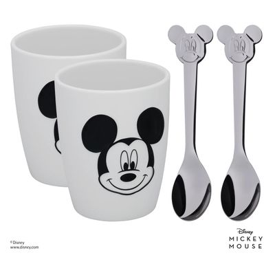 Комплект чашки с лъжички М Mickey Mouse 4ч. gx Комплект чашки с лъжички М Mickey Mouse 4ч. gx