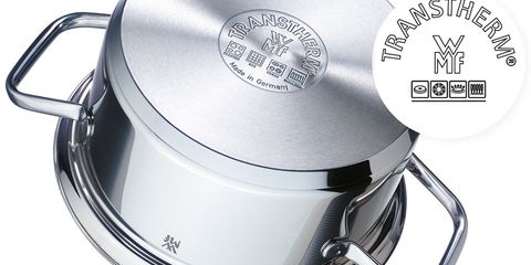 WMF - всички продукти за готвене на марката се произвеждат с универсалното дъно TransTherm® WMF - всички продукти за готвене на марката се произвеждат с универсалното дъно TransTherm®